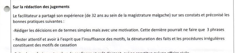 Jugements motivés à Madagascar : un outil contre la spoliation, enseigné par l’ancienne ministre de la Justice malgache